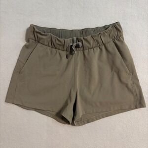 Lululemon Women On the Fly Short 2.5" Sage Drawstring  Running Athletic W7AG7S
